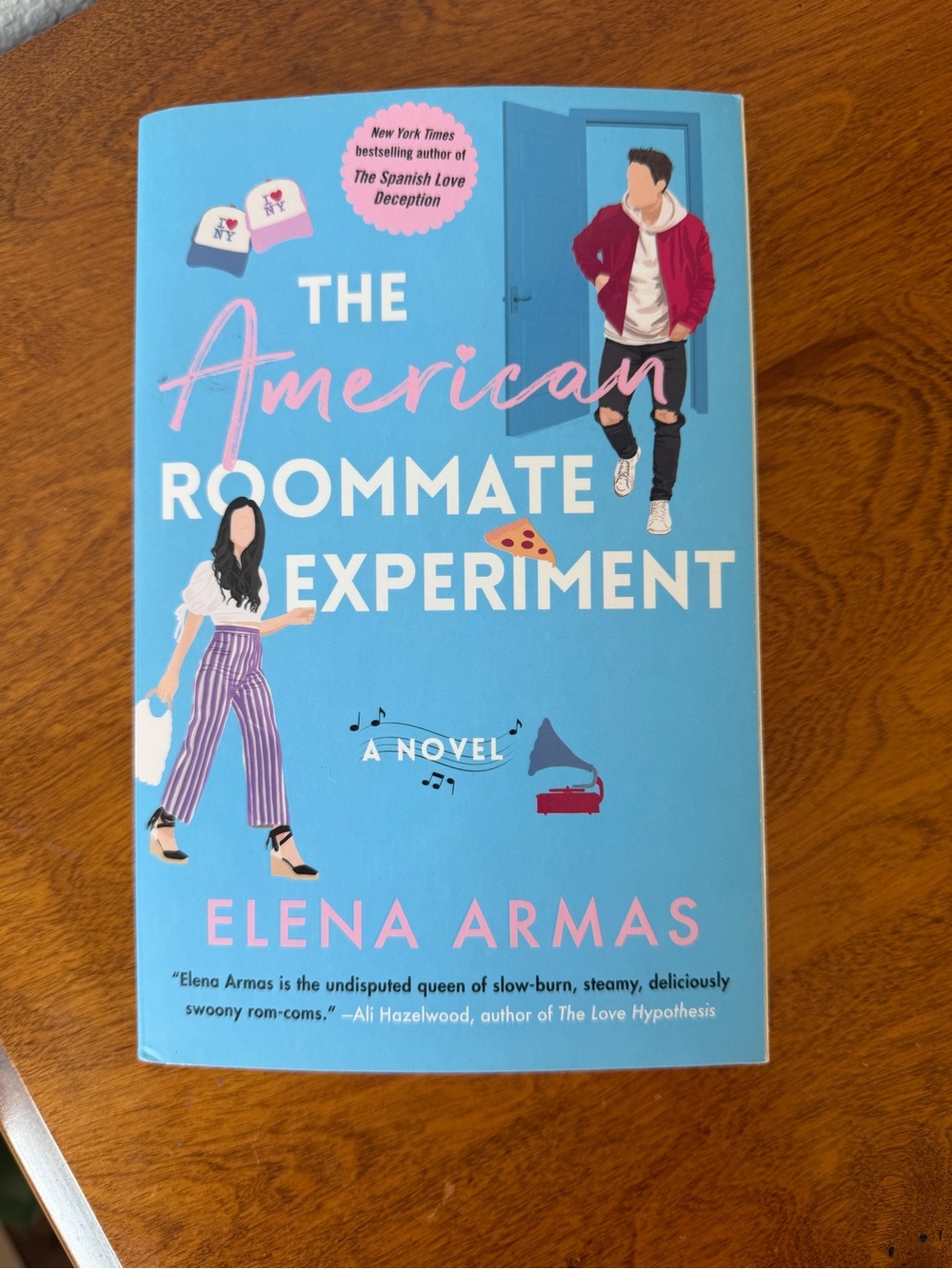 The American Roommate Experiment - Paperback Novel by Elena Armas